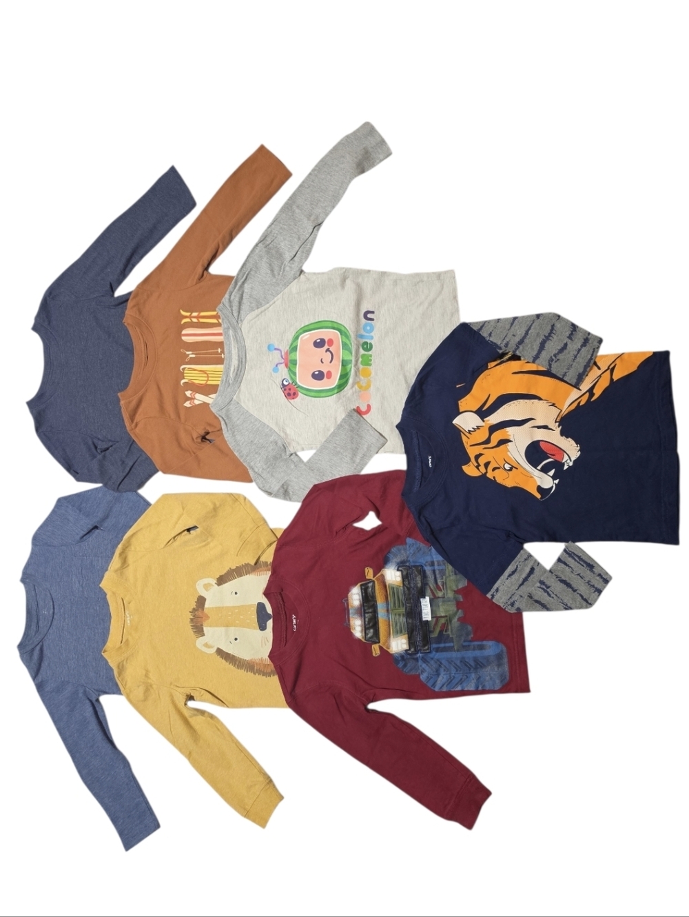 Bundle Lot Toddler Boys long Sleeve Shirts Size 2T - Picture 5 of 10